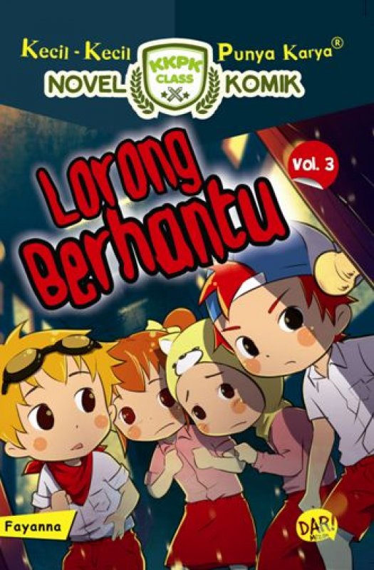 Cover Buku Kkpk Class Nomik #3: Lorong Berhantu (Fresh Stock)