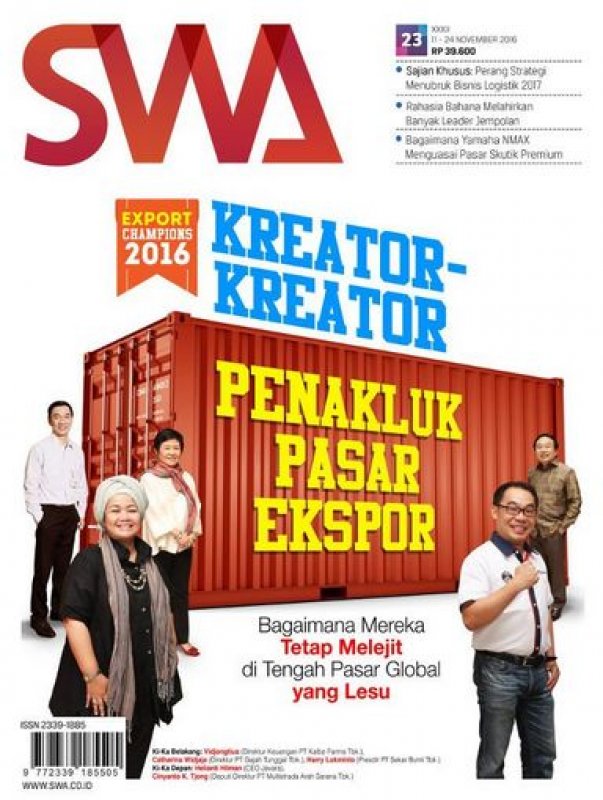 Cover Buku Majalah SWA Sembada No. 232 | 11 - 24 November 2016