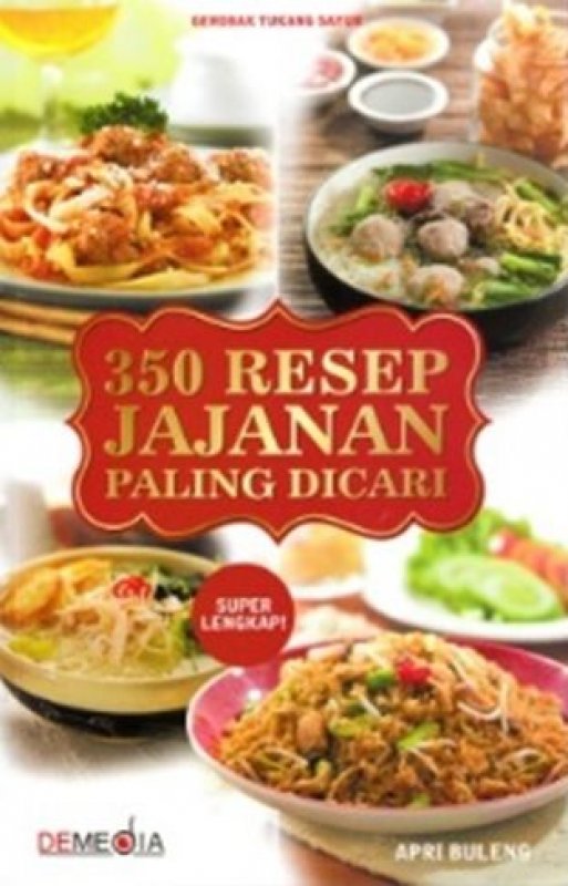 Cover Buku 350 Resep Jajanan Paling Dicari (Promo Best Book)
