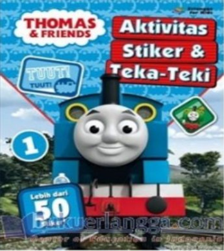 Cover Buku THOMAS & FRIENDS: AKTIVITAS STIKER & TEKA-TEKI 