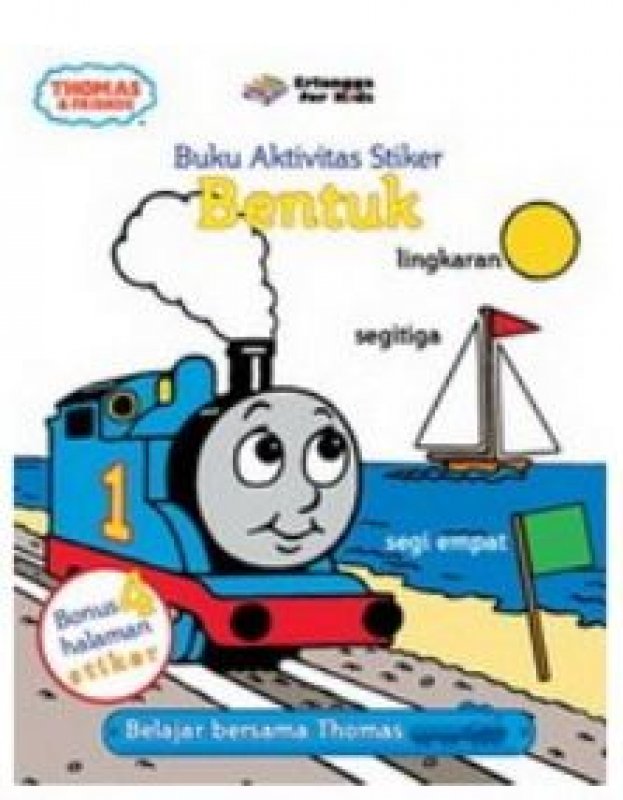 Cover Buku STIKER AKTIVITAS THOMAS: BENTUK 