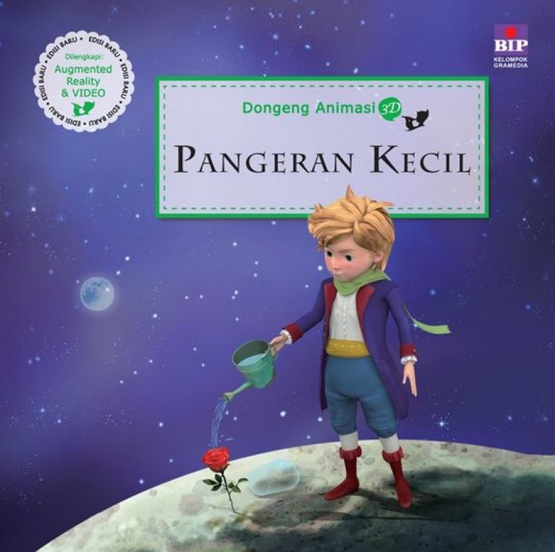 Cover Buku Seri Dongeng Animasi 3D : Pangeran Kecil