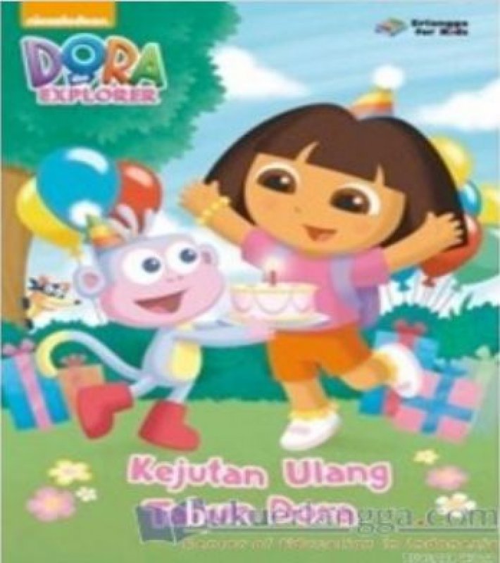 Cover Buku Dora The Explorer: Kejutan Ulang Tahun Dora 1