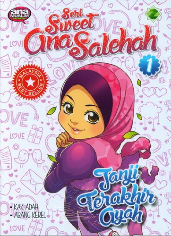 Cover Buku Seri Sweet Gina Solehah 1: Janji Terakhir Ayah