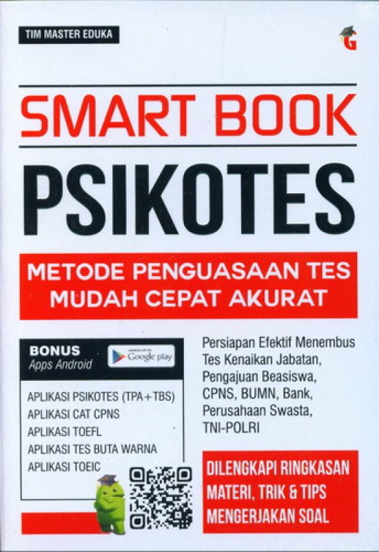 Cover Buku Smart Book Psikotes 