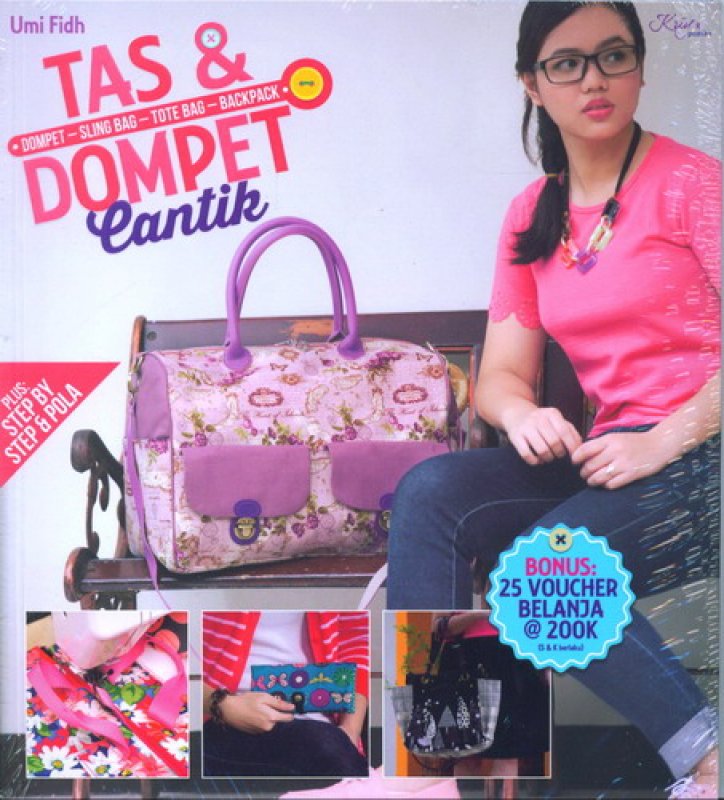 Cover Buku Tas & Dompet Cantik Plus Step by Step & Pola