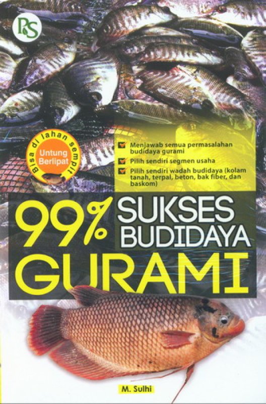 Cover Buku 99% Sukses Budidaya Gurami