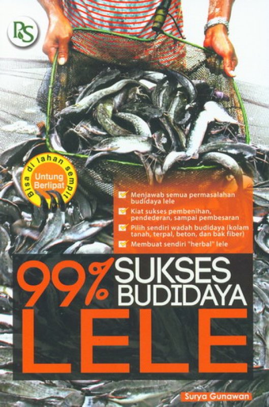 Cover Buku 99% Sukses Budidaya Lele