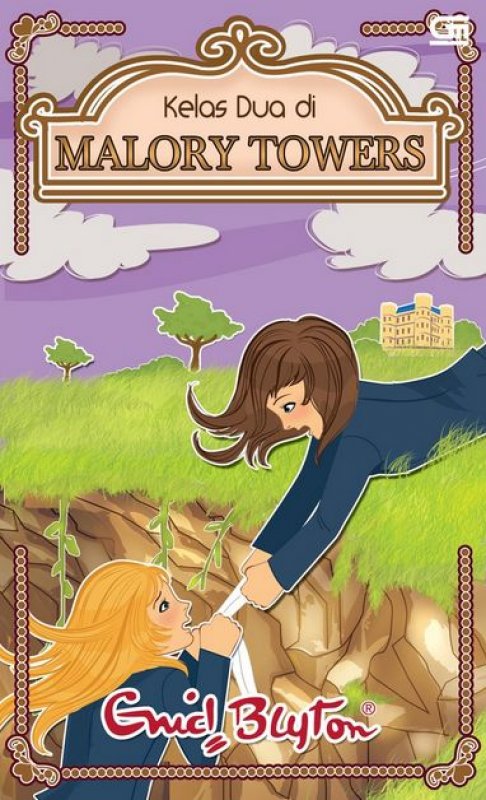 Cover Buku Kelas Dua di Malory Towers (Cover Baru)