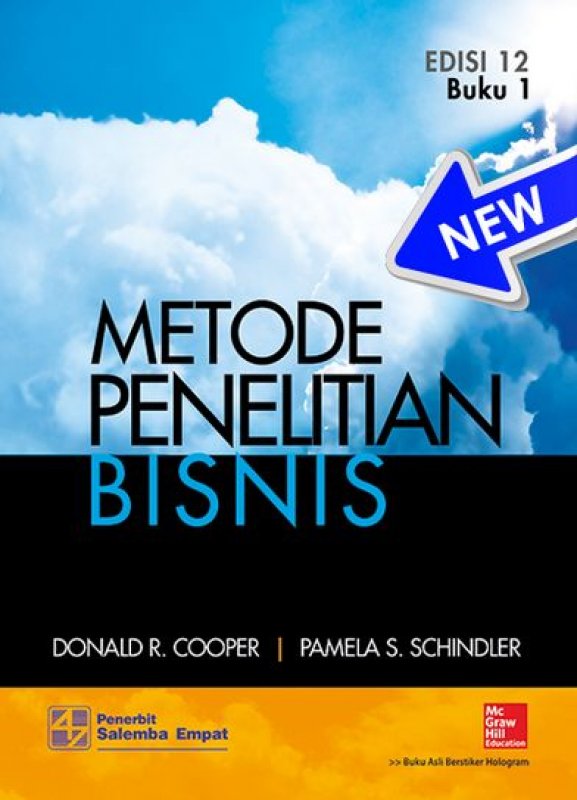 Cover Buku Metode Penelitian Bisnis Edisi 12 Buku 1