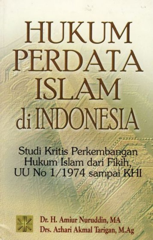 Cover Buku Hukum Perdata Islam di Indonesia