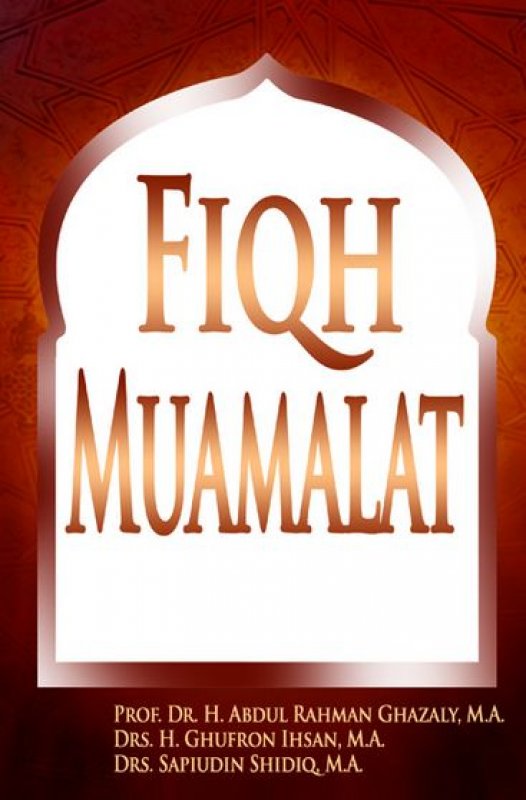 Cover Buku Fiqh Muamalat