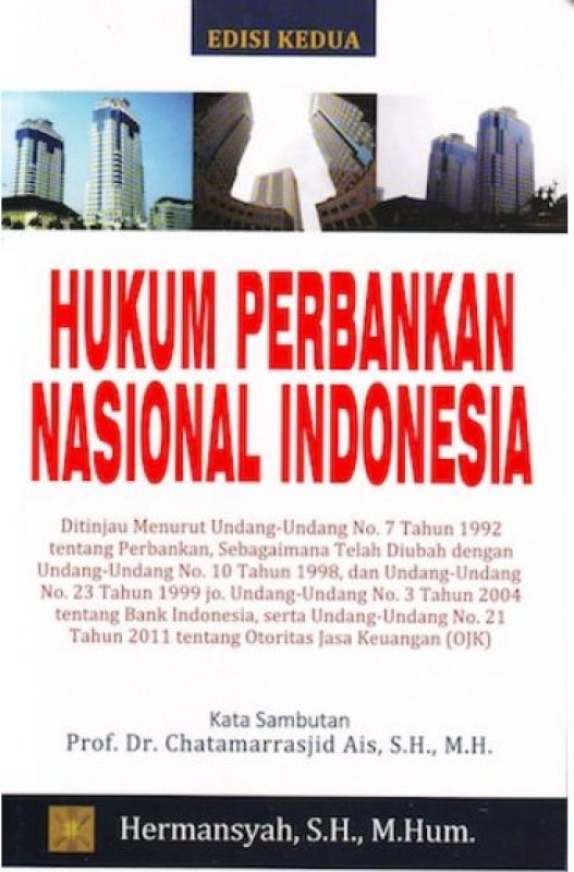 Cover Buku Hukum Perbankan Nasional Indonesia - Edisi Kedua