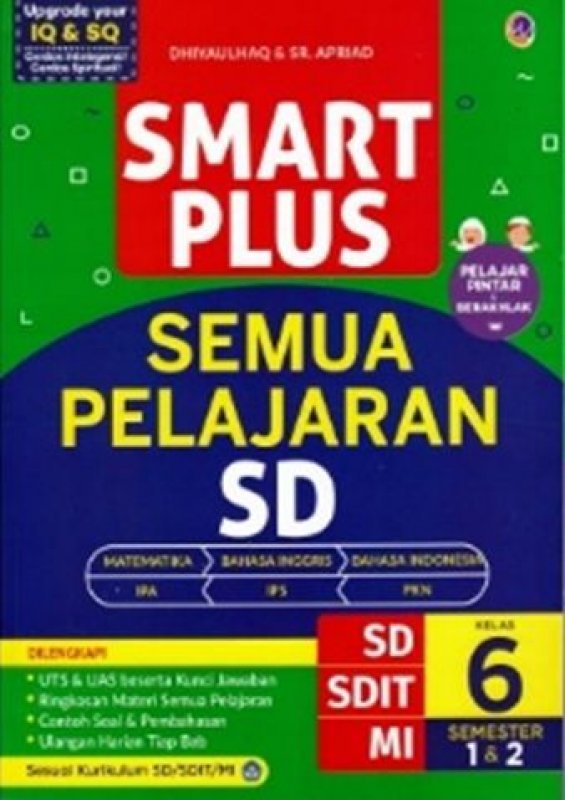 Cover Buku Smart Plus Semua Pelajaran Kelas 6 SD/SDIT/MI