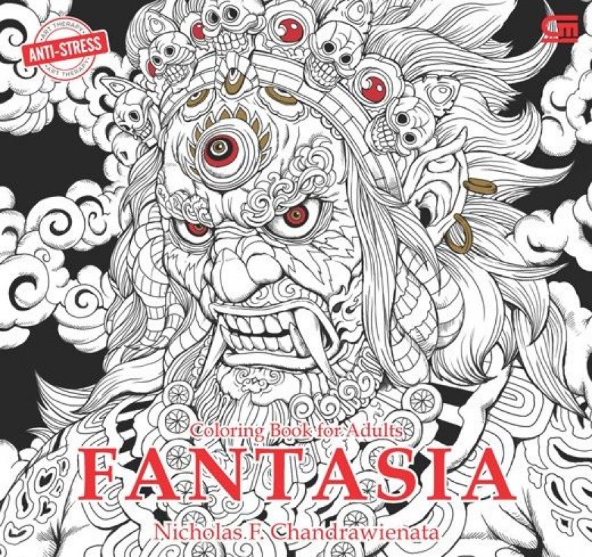 Cover Buku Anti-Stress: Coloring Book For Adults - Fantasia