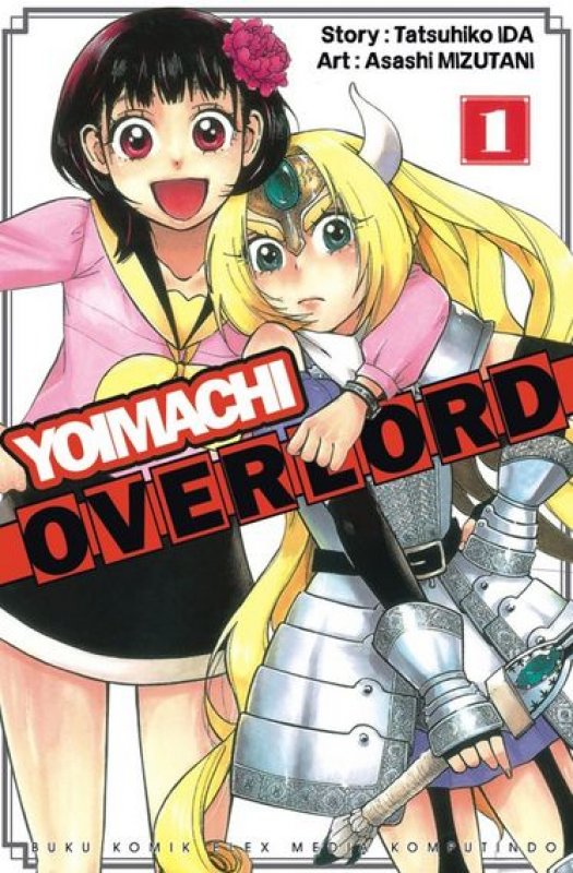 Cover Buku Yoimachi Overlord 01