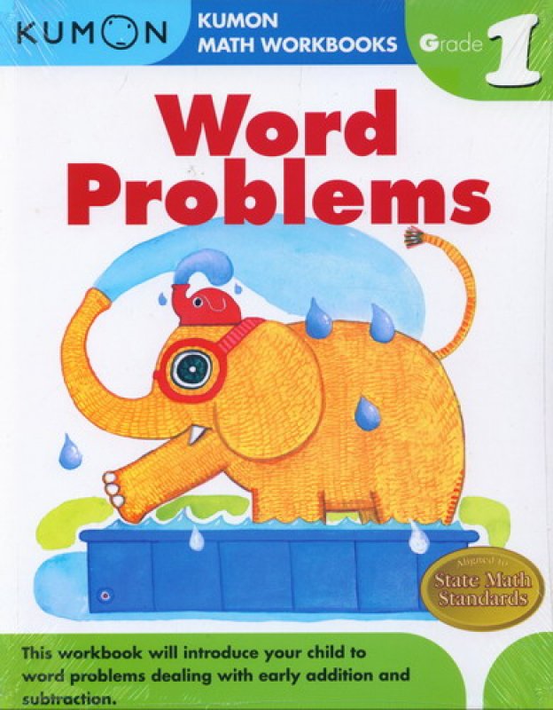 Cover Buku Kumon Math Workbooks: Grade 1 Word Problems (english version)