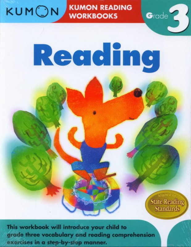 Cover Buku Kumon Reading Workbooks: Grade 3 Reading (english version)