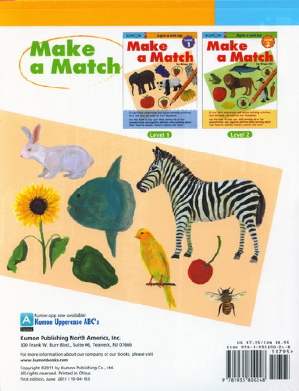Cover Belakang Buku Make a Match: Level 1 (english version)
