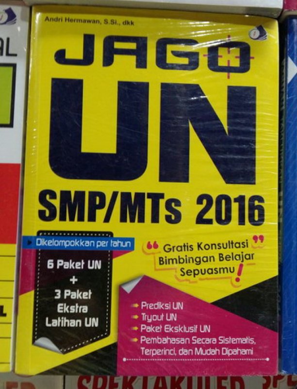 Cover Buku JAGO UN SMP/MTs 2016