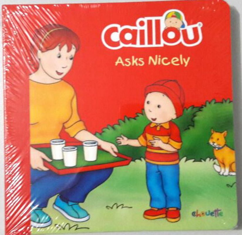 Cover Buku Caillou: Asks Nicely (english version)