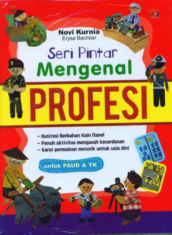 Cover Buku Seri Pintar Mengenal Profesi Untuk Paud Dan TK