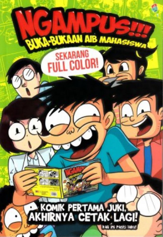 Cover Buku Ngampus!!! Buka-Bukaan Aib Mahasiswa Sekarang (Full Color)