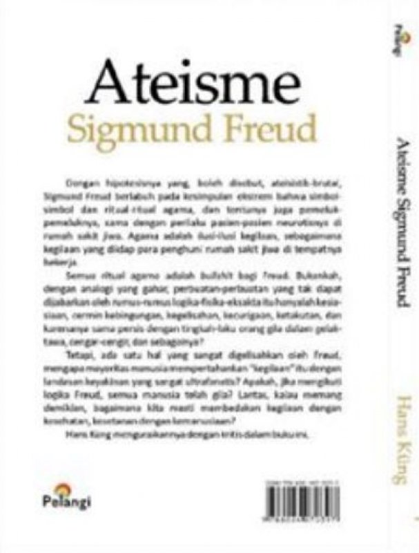 Cover Belakang Buku Ateisme Sigmund Freud