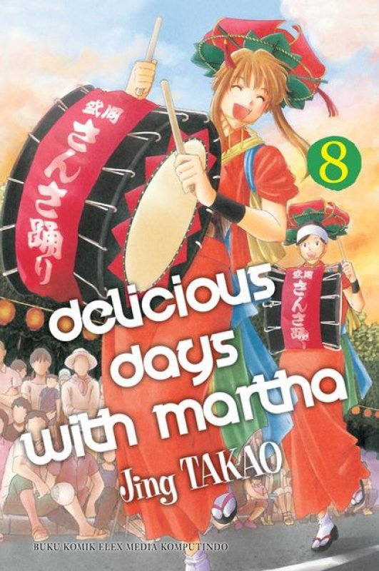 Cover Buku Delicious Days With Martha 08