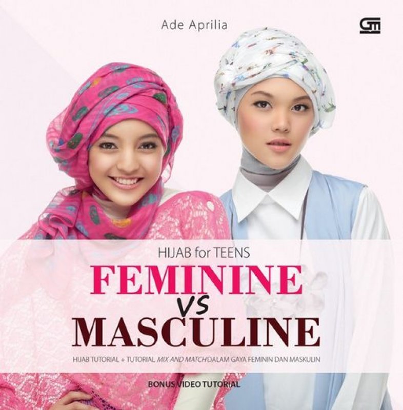 Cover Buku Hijab For Teens - Feminine Vs Masculine + Vcd