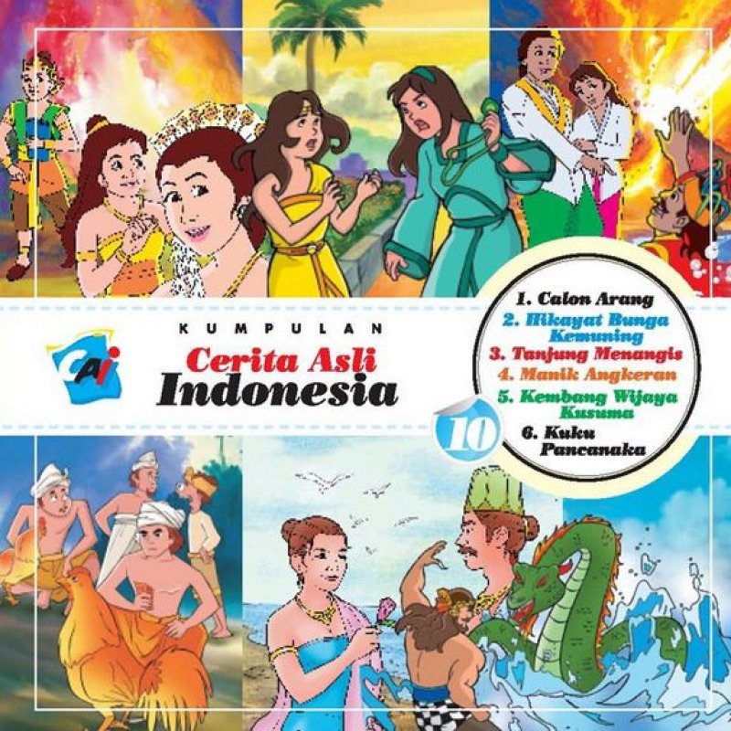 Cover Buku Kumpulan Cerita Asli Indonesia Vol. 10