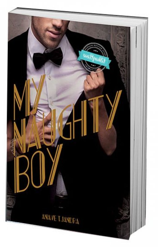Cover Buku My Naughty Boy [Edisi TTD, cover baru]