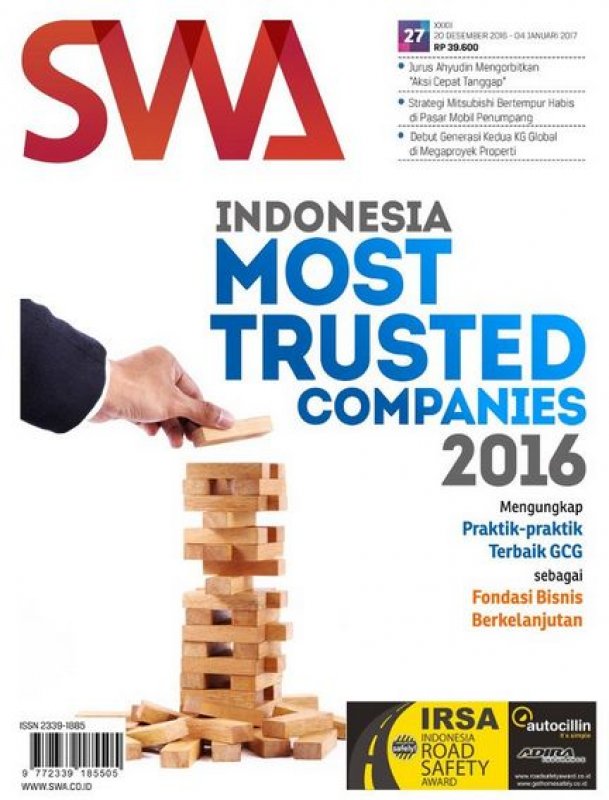 Cover Buku Majalah SWA Sembada No. 27 | 20 Desember 2016-4 Januari 2017 