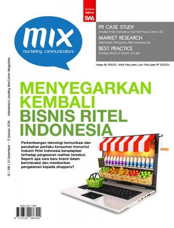 Cover Buku Majalah MIX Marketing Communications Edisi 12 | 21 Desember 2016-17 Januari 2017