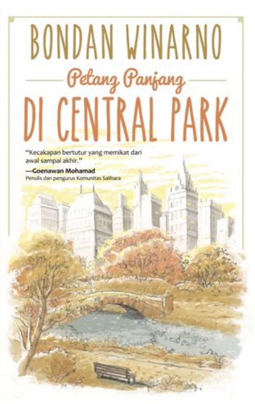 Cover Buku Petang Panjang Di Central Park