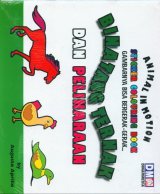 Animal In Motion: Binatang Ternak dan Peliharaan [Sticker Coloring Book]