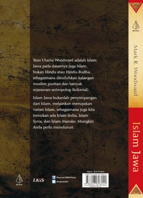 Cover Belakang Buku Islam Jawa : Kesalehan Normatif Versus Kebatinan
