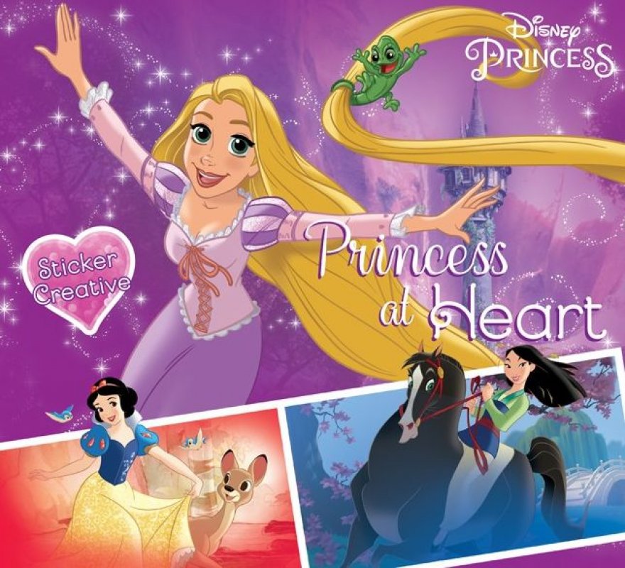Cover Buku Sticker Creative Disney Princess: Princess at Heart