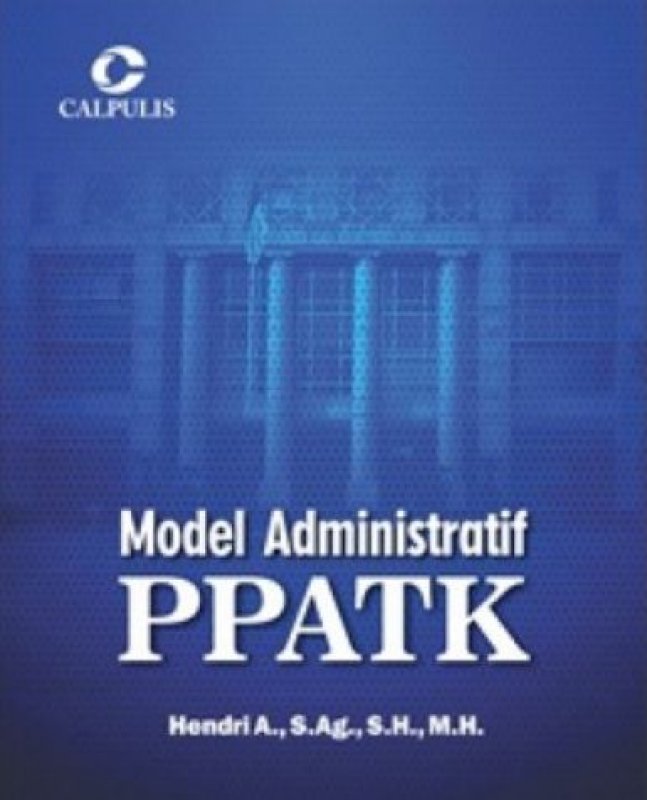 Cover Buku Model Administratif PPATK