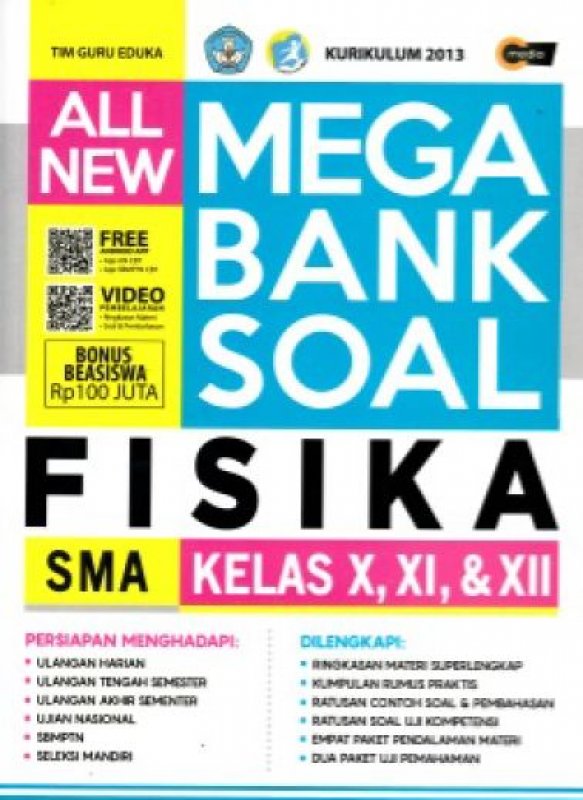 Cover Buku ALL NEW MEGA BANK SOAL FISIKA SMA KELAS X, XI, & XII (Promo Best Book)