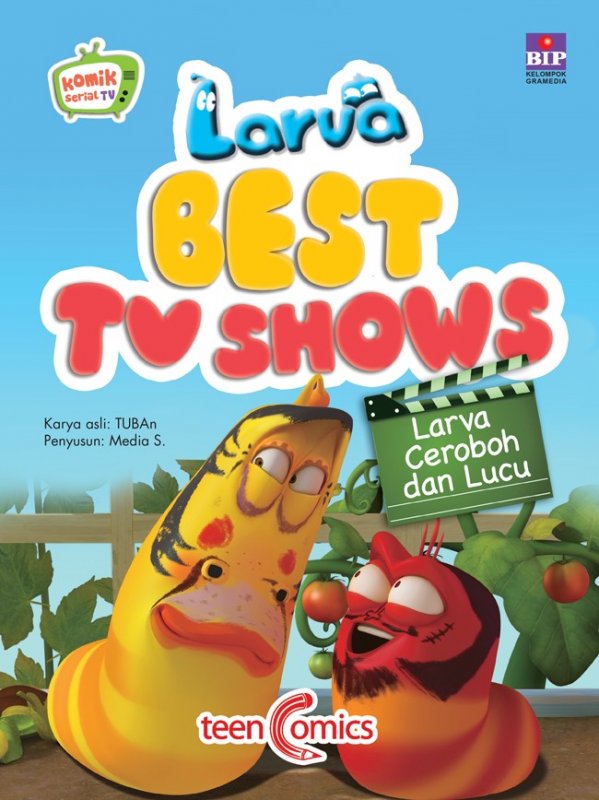 Cover Buku Larva Best Tv Show : Larva Ceroboh Dan Lucu