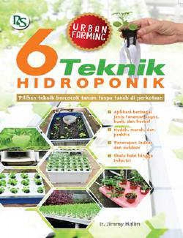Cover Buku 6 Teknik Hidroponik