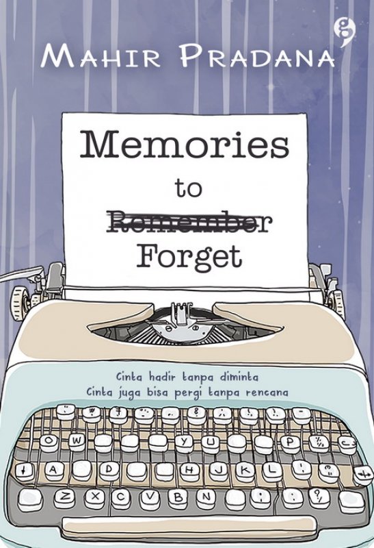Cover Buku Memories to Forget