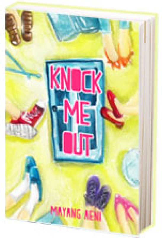 Cover Buku Knock Me Out (Edisi TTD) & Pouch