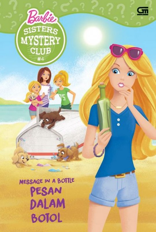 Cover Buku Barbie Sisters Mystery Club: Pesan Dalam Botol