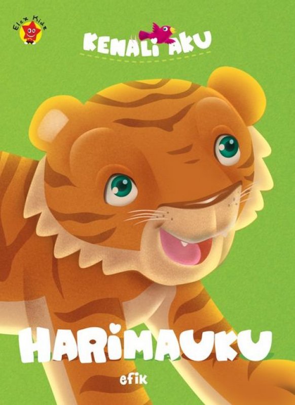 Cover Buku Board Book Kenali Aku : Harimauku