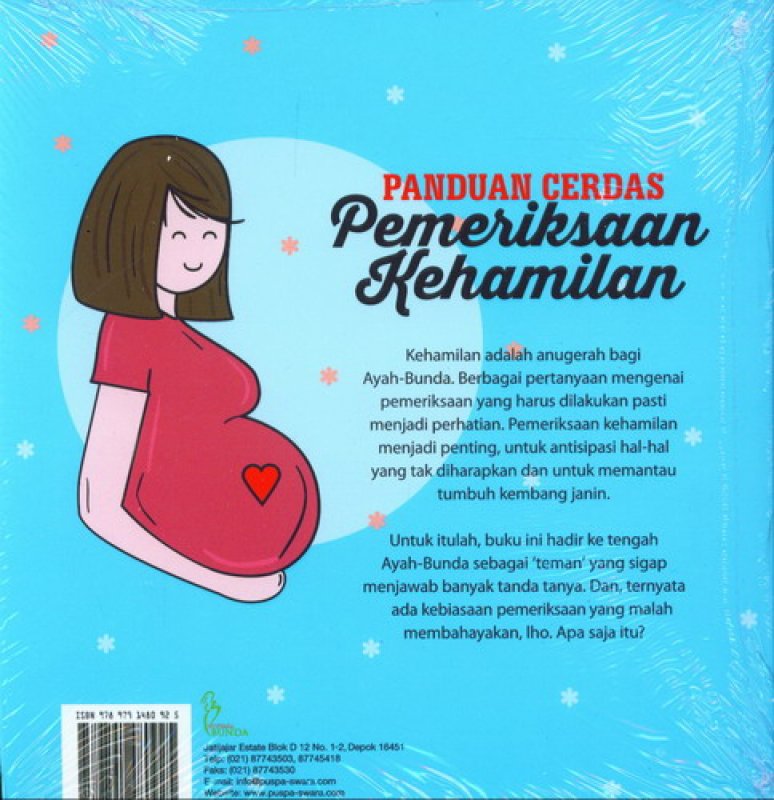 Cover Belakang Buku Panduan Cerdas Pemeriksaan Kehamilan