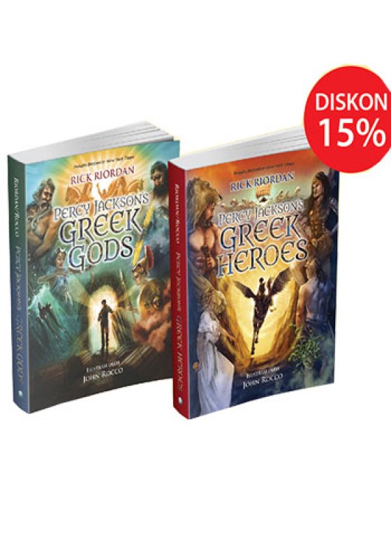 Cover Buku Paket Percy Jackson Greek God & Heroes