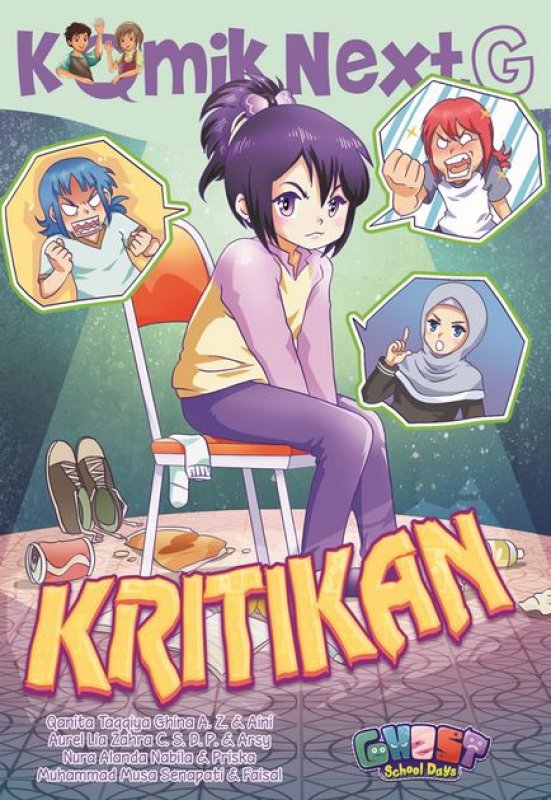 Cover Buku Komik Next G Kritikan
