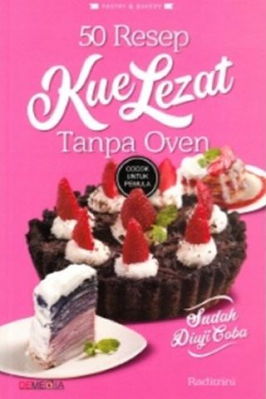 Cover Buku 50 Resep Kue Lezat Tanpa Oven